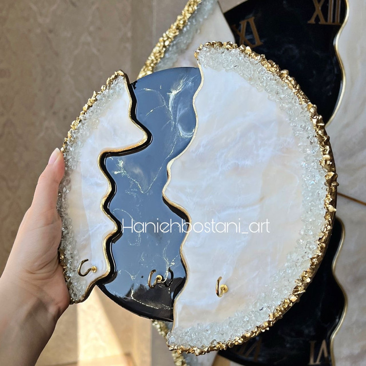 جاکلیدی دیواری رزینی مدل دفرمه