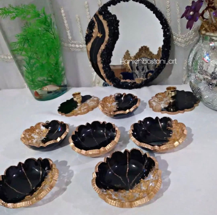 هفت سین رزینی مشکی